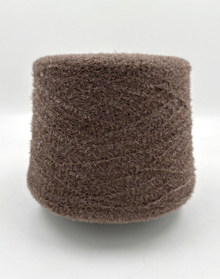 Пряжа Sparkino, Italia, па, цвет коричневый, 100% па, цвет коричневый, Italia — фото пряжи Cozy Wool